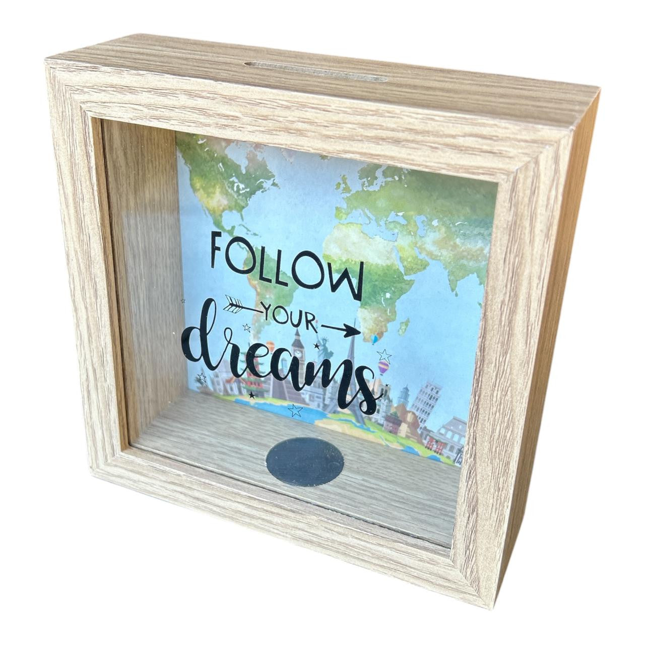 WOODEN MONEY BOX