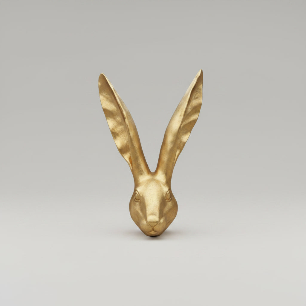 GOLD BUNNY HEAD