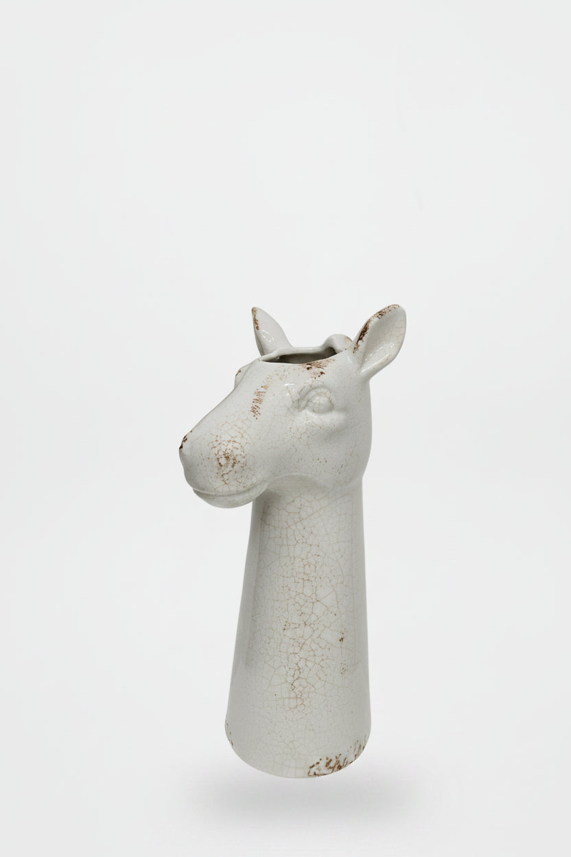 HORSE HEAD VASE
