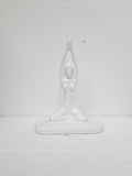 YOGA MEDITATION LADY - WHITE