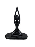 YOGA MEDITATION LADY - BLACK