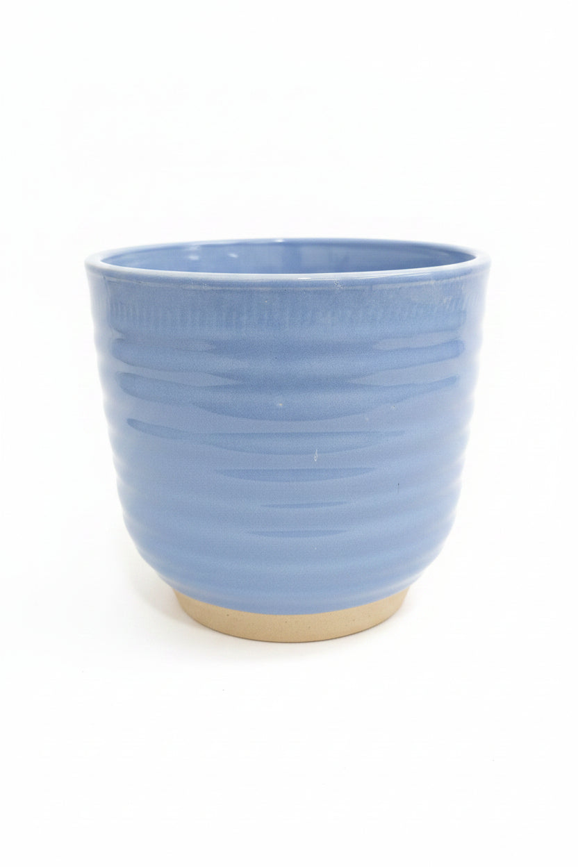 BLUE CERAMIC POT