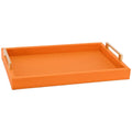 FAUX LEATHER ORANGE TRAY