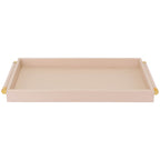 FAUX LEATHER PINK TRAY