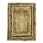 3pc WOVEN TRAY SET