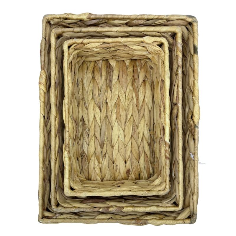 RECTANGULAR WOVEN TRAY LRG