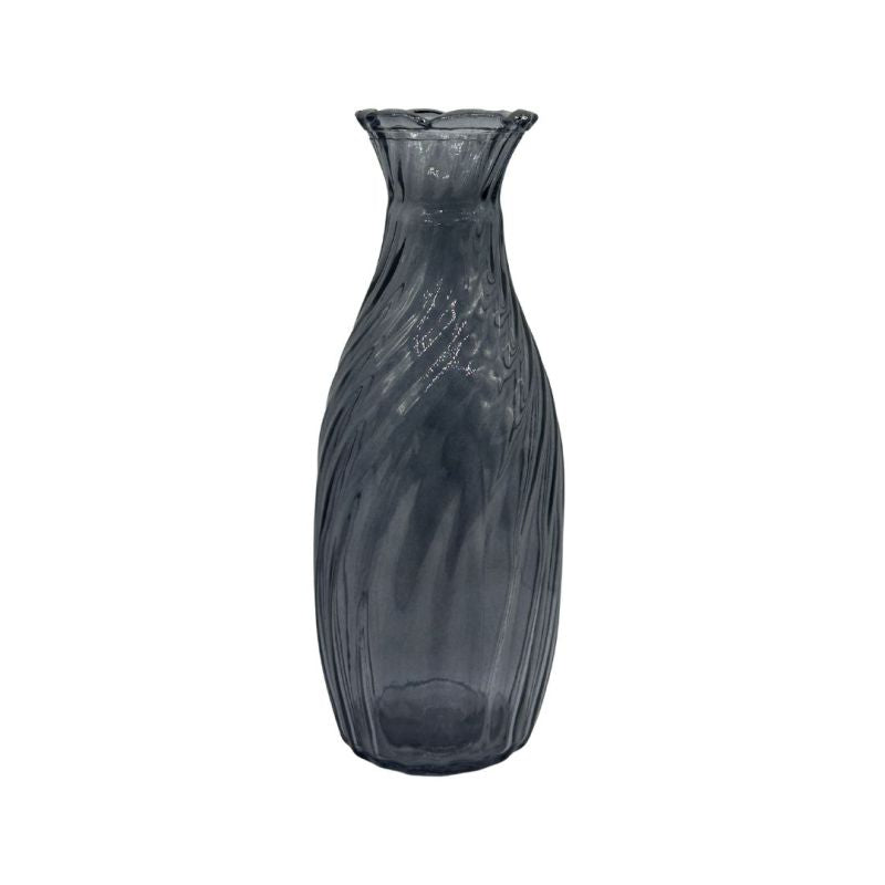 FLOWER BUD GREY VASE