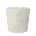 WHITE ROME CERAMIC VASE