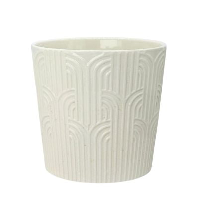 WHITE ROME CERAMIC VASE