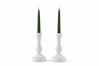 WHITE CANDLE HOLDER