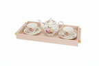 FAUX LEATHER PINK TRAY