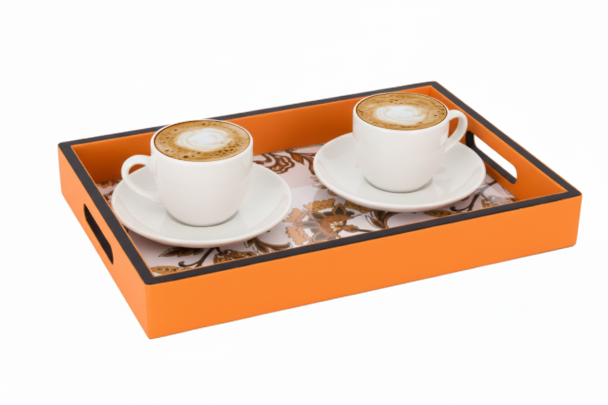 ORANGE DÉCOR TRAY