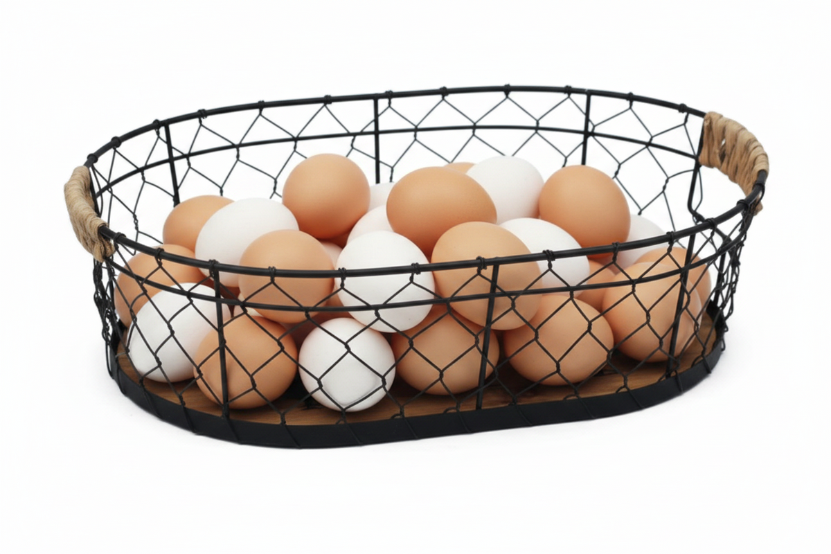 OVAL WIRE BASKET LARGE