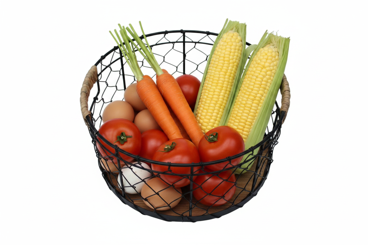 ROUND WIRED BASKET SMALL