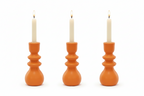BURNT ORANGE CANDLE HOLDER