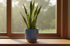 BLUE CERAMIC POT
