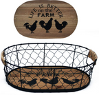 OVAL WIRE BASKET LARGE