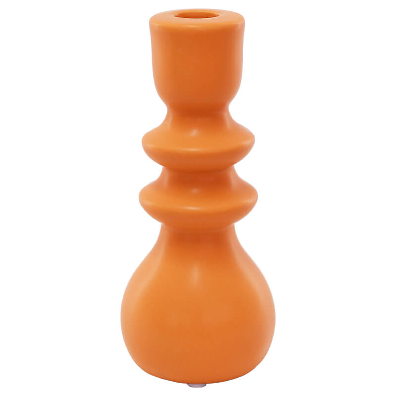 BURNT ORANGE CANDLE HOLDER